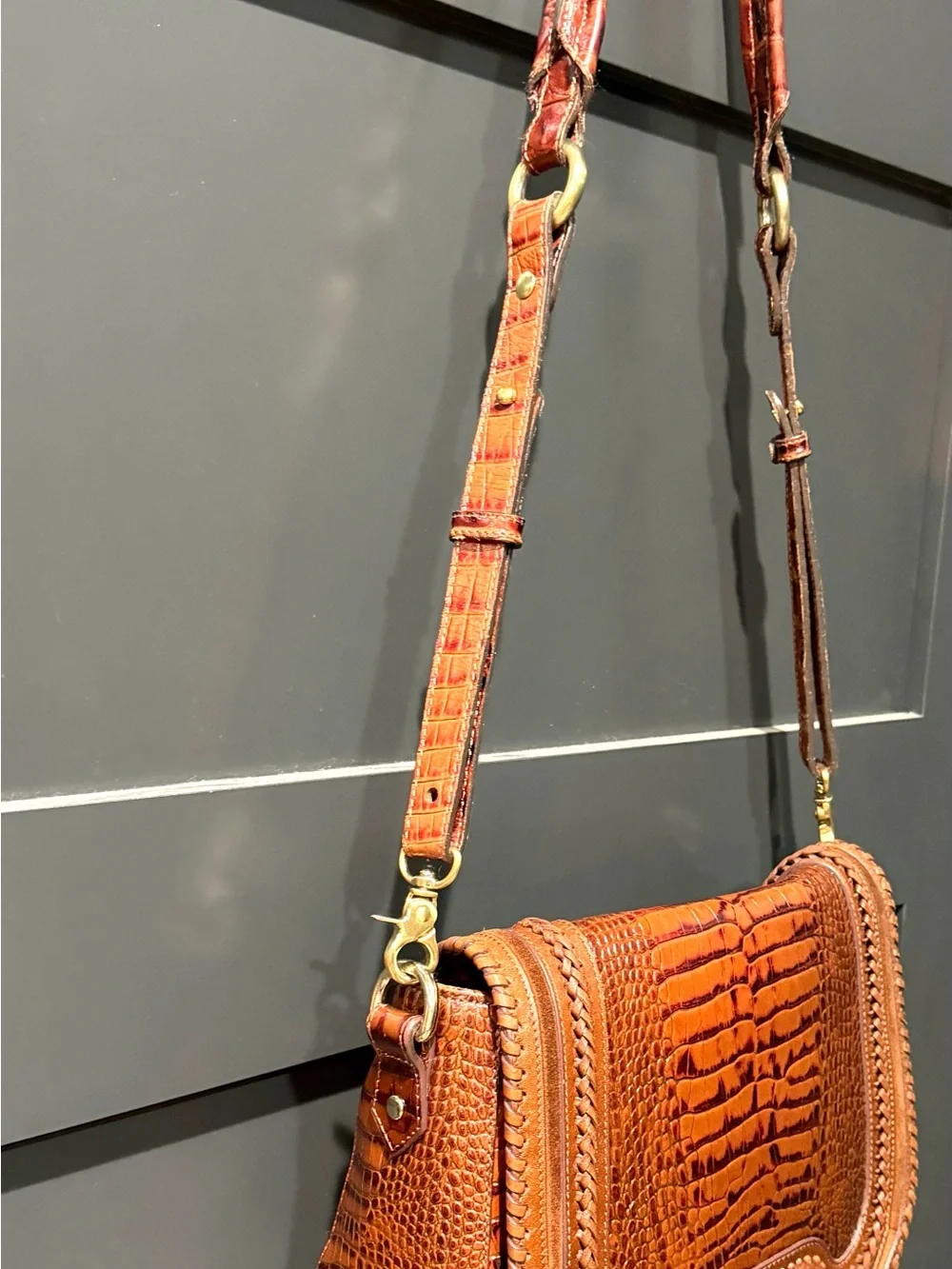 BRAHMIN Sonny Flap Crossbody Melbourne Collection